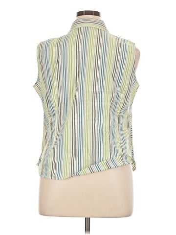 Worthington Sleeveless Button-Down Shirt (view 2)