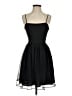 Mango 100% Polyester Solid Black Cocktail Dress Size XS - photo 1