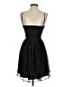 Mango 100% Polyester Solid Black Cocktail Dress Size XS - photo 2
