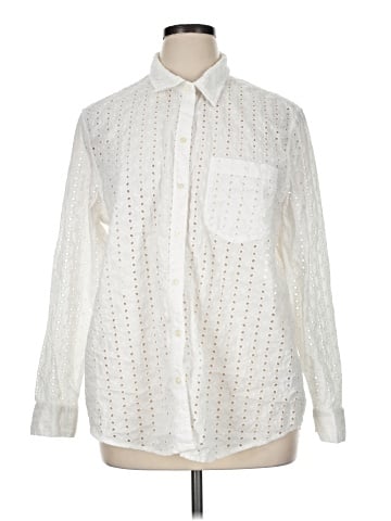 Gap Long Sleeve Button-Down Shirt (view 1)