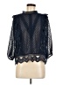 Cliche Blue 3/4 Sleeve Blouse Size M - photo 1