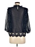 Cliche Blue 3/4 Sleeve Blouse Size M - photo 2