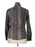 MICHAEL Michael Kors 100% Cotton Paisley Gray Long Sleeve Button-Down Shirt Size XL - photo 2