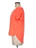 Lily White Orange Short Sleeve Blouse Size M - photo 5
