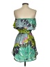 Classique 100% Polyester Tropical Green Cocktail Dress Size S - photo 2