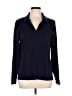 Talbots 100% Cotton Blue Long Sleeve Polo Size L - photo 1