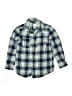 Carter's 100% Cotton Plaid Blue Long Sleeve Button-Down Shirt Size 8 - photo 1