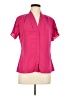 Calvin Klein Pink Short Sleeve Blouse Size M - photo 1