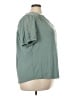 Daniel Rainn Teal Short Sleeve Blouse Size 3X - photo 4
