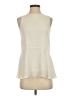 Uniqlo 100% Polyester Ivory Sleeveless Blouse Size XS - photo 1