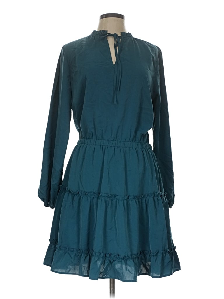 Pre-owned Btfbm Casual Dress In Teal