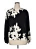 Chico's 100% Polyester Black 3/4 Sleeve Blouse Size XL (3) - photo 1