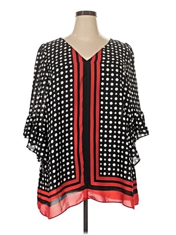 Avenue 3/4 Sleeve Blouse (view 1)