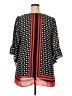 Avenue 100% Polyester Black 3/4 Sleeve Blouse Size 18 - photo 2
