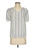 Adrianna Papell Ivory Short Sleeve Henley Size XS - photo 1