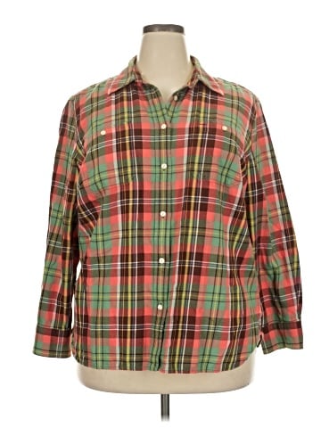 Lauren Jeans Co. Long Sleeve Button-Down Shirt (view 1)