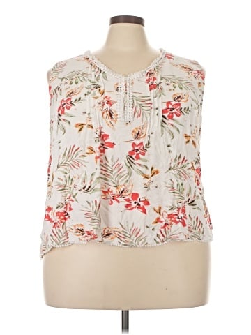 Skies Are Blue Sleeveless Blouse (view 1)