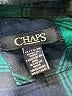 Chaps 100% Cotton Plaid Teal Long Sleeve Button-Down Shirt Size XL - photo 8