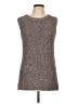 Ella Moss Tweed Brown Sweater Vest Size L - photo 1