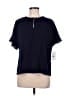 CeCe Blue Short Sleeve Blouse Size M - photo 1