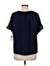 CeCe Blue Short Sleeve Blouse Size M - photo 2