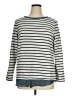 Ann Taylor LOFT Outlet Stripes White Pullover Sweater Size XL - photo 1