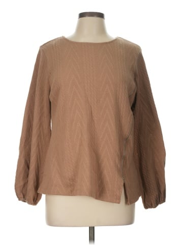 Adrienne Vittadini Long Sleeve Blouse (view 1)