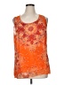 CAbi 100% Polyester Orange Sleeveless Blouse Size XL - photo 1