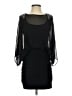 Cache Silver Black Cocktail Dress Size 0 - photo 1