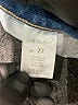 Just Black Hearts Blue Jeans Size 27 waist - photo 5