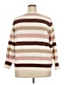 Love Change 100% Polyester Stripes Brown Pullover Sweater Size 2X - photo 2