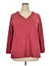 Cable & Gauge Burgundy Pullover Sweater Size 2X - photo 1