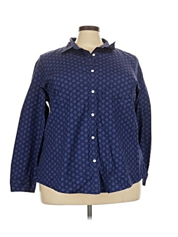 L.L.Bean Long Sleeve Button-Down Shirt (view 1)
