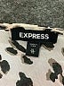 Express 100% Polyester Animal Print Tan Cocktail Dress Size XL - photo 7