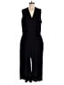 Sandra Darren Solid Black Jumpsuit Size L - photo 1