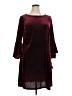 MSK Burgundy Casual Dress Size 1X - photo 1