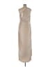 Calvin Klein 100% Polyester Metallic Gold Cocktail Dress Size 16 - photo 2