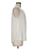 Banana Republic 100% Polyester Ivory Sleeveless Blouse Size M - photo 4