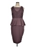 Torrid Gray Purple Cocktail Dress Size 14 - photo 1