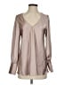 Boston Proper Tan Long Sleeve Blouse Size S - photo 1