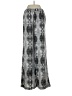 XOXO 100% Polyester Paisley Silver Gray Casual Pants Size XS - photo 2