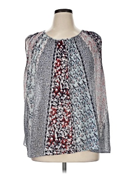 Rose + Olive Sleeveless Blouse
