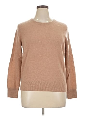 White + Warren Cashmere Pullover Sweater (view 1)