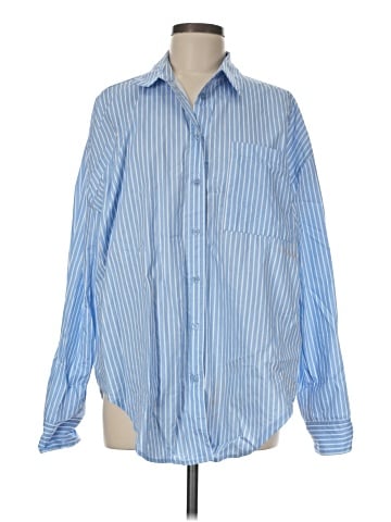 Double Zero Long Sleeve Button-Down Shirt (view 1)