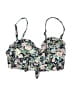 Kona Sol Floral Blue Green Swimsuit Top Size S - photo 1