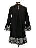 Zara Basic Black Casual Dress Size 2 - photo 2