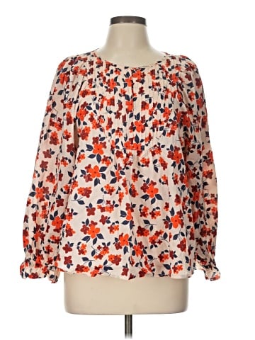 Elizabeth and James Long Sleeve Blouse (view 1)