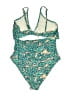 Cupshe Print Green One Piece Swimsuit Size M - photo 2