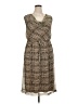 Avenue 100% Polyester Tweed Brown Casual Dress Size 14 Plus - photo 1