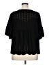 Shein Curve Black Short Sleeve Blouse Size 16 Plus (2) - photo 2